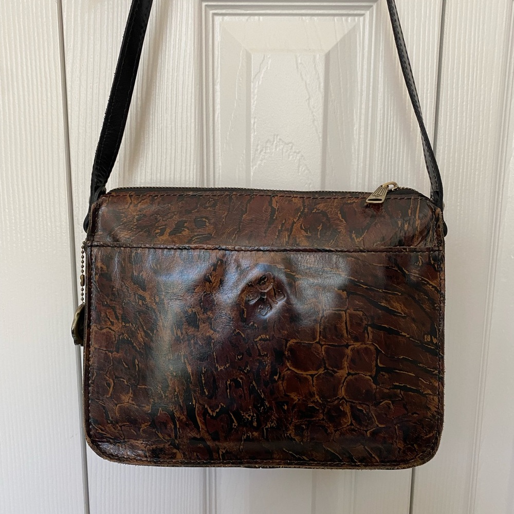 PATRICIA NASH Nazaire Crossbody Bag Abstract Animal Print
